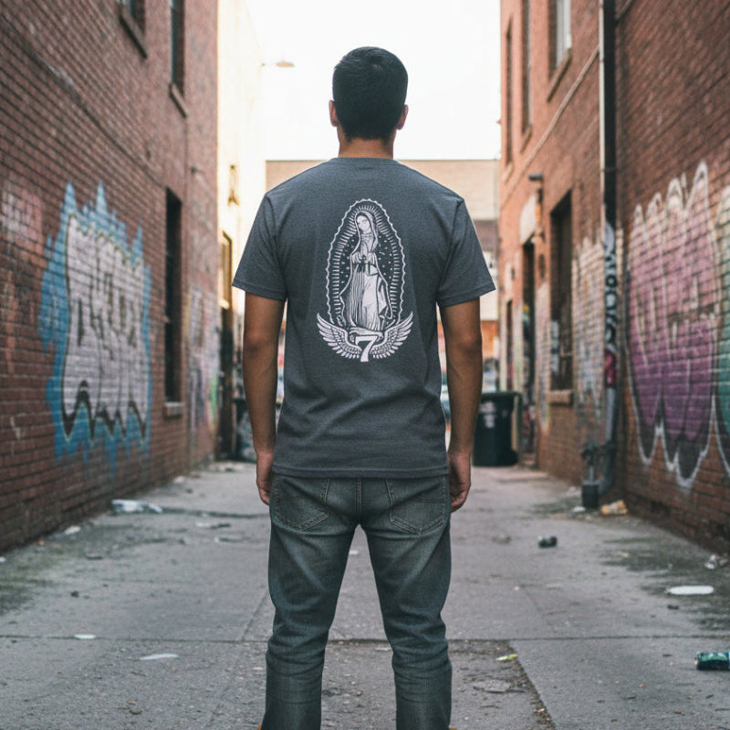 Charcoal Grey Heather - BACK