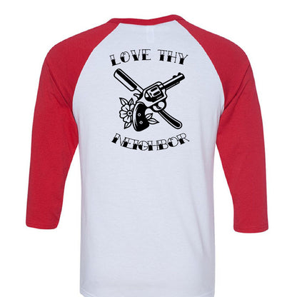 WHITE/RED - BACK